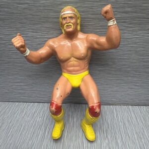 WWF LJN Hulk Hogan Figure 1984 Titan Sports Vintage Wrestling Action Figure
